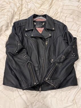 Vintage Harley Davidson Leather Jacket